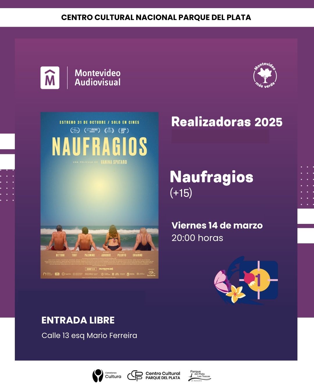 Ciclo Realizadoras, película Naufragios