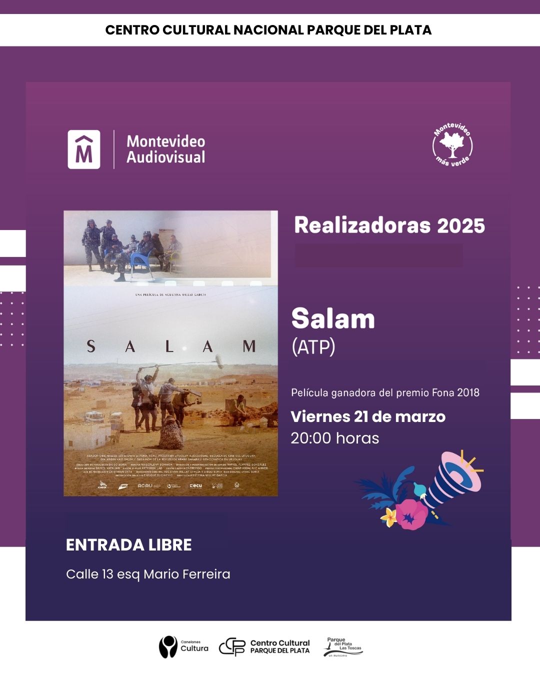 Ciclo Realizadoras, película Salam