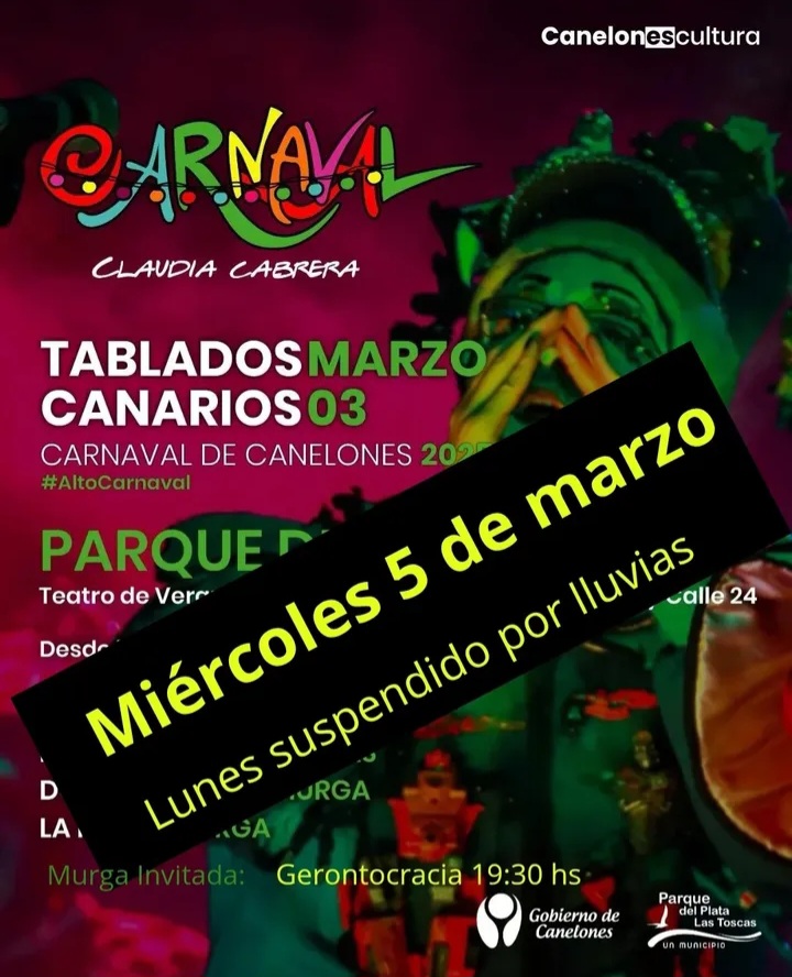 Reprogramación de tablados en el Teatro de Verano de Parque del Plata