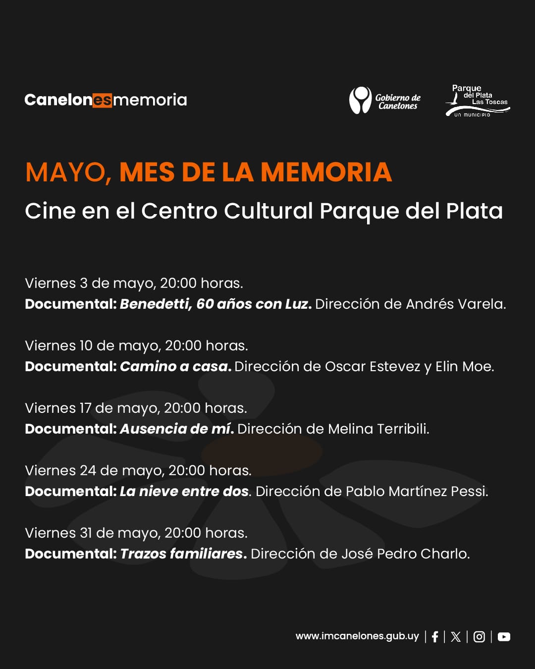 Mayo, Mes de la Memoria