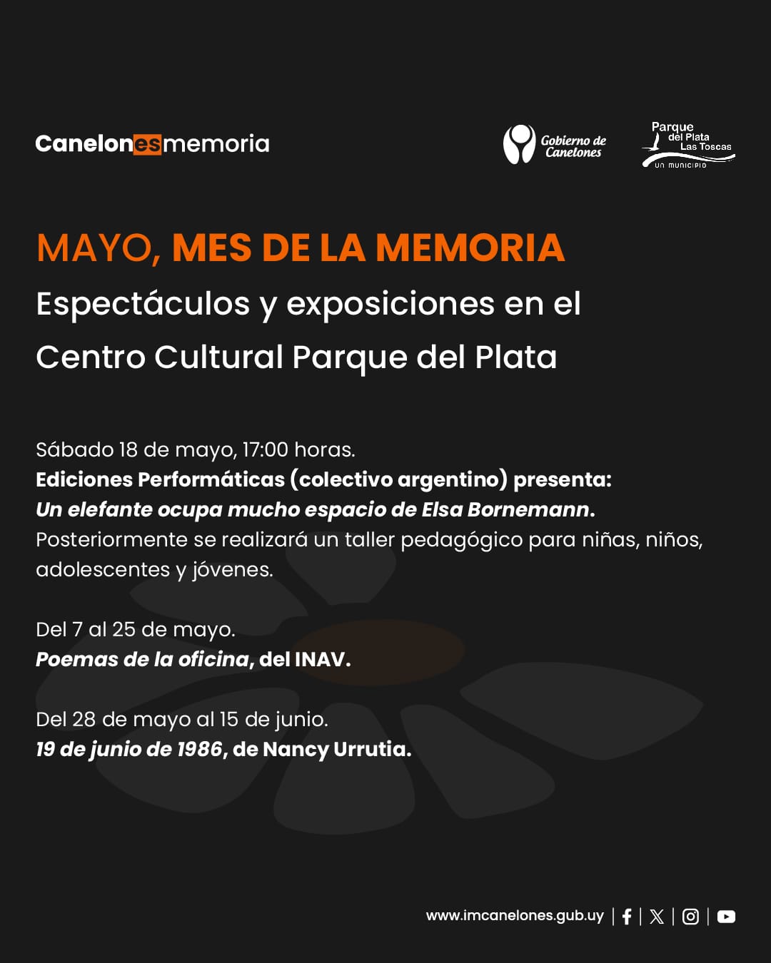 Mayo, Mes de la Memoria