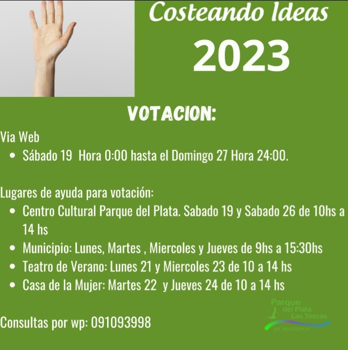 Votación Costeando Ideas